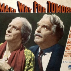 MAKE WAY FOR TOMORROW, Beulah Bondi, Victor Moore, 1937