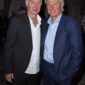 John McEnroe, Bjorn Borg at arrivals for Laver Cup Tennis Team Event, St. Regis Hotel, New York, NY August 24, 2016. Photo By: Derek Storm/Everett Collection