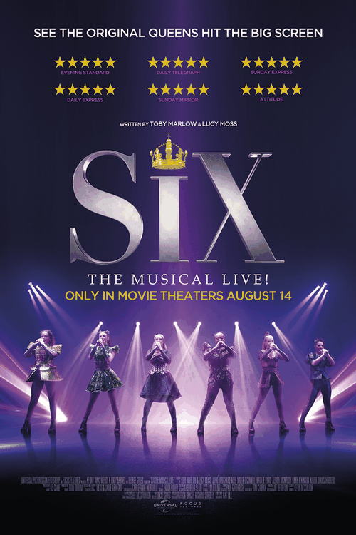 SIX the Musical Live! poster