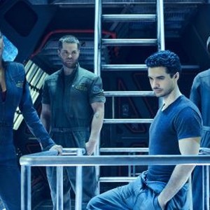 Dominique Tipper, Wes Chatham, Steven Strait and Cas Anvar (from left)