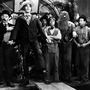 LI'L ABNER, Granville Owen, Buster Keaton, Bud Jamison, Doodles Weaver (far right), 1940