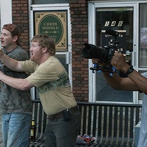 (L-R) Kyle Davis as Donk, Jon Reep as Reevis and Arlen Escarpeta as Daryl in "Into the Storm." photo 13