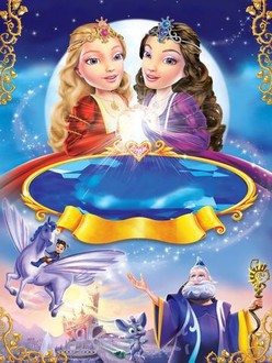 Barbie twin princess movie best sale