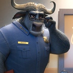 Chief Bogo in "Zootopia."