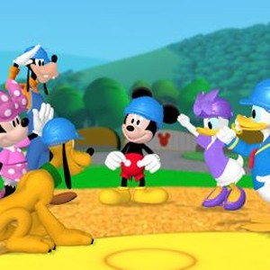 Mickey Mouse Clubhouse, Russi Taylor (L), Bret Iwan (C), Tony Anselmo (R), 'Around the Clubhouse World', Season 4, Ep. #16, ©DISNEYJUNIOR