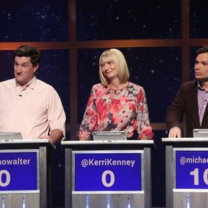 @Midnight, Michael Showalter (L), Kerri Kenney-Silver (C), Michael Ian Black (R), 'Season 1', 10/21/2013, ©CC