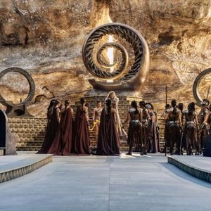 WONDER WOMAN, FROM LEFT, CENTER, GAL GADOT, CONNIE NIELSEN, 2017. PH: CLAY ENOS. ©WARNER BROS.