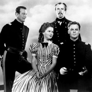 FORT APACHE, John Wayne, Shirley Temple, Henry Fonda, John Agar, 1948