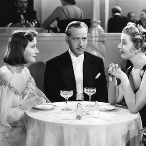 NINOTCHKA, from left: Greta Garbo, Melvyn Douglas, Ina Claire, 1939