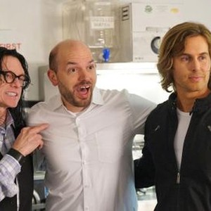 BEST F(R)IENDS: VOLUME ONE, FROM LEFT: TOMMY WISEAU, PAUL SCHEER, GREG SESTERO, 2017. PH: KRISTOPHER MACGREGOR/© FATHOM EVENTS