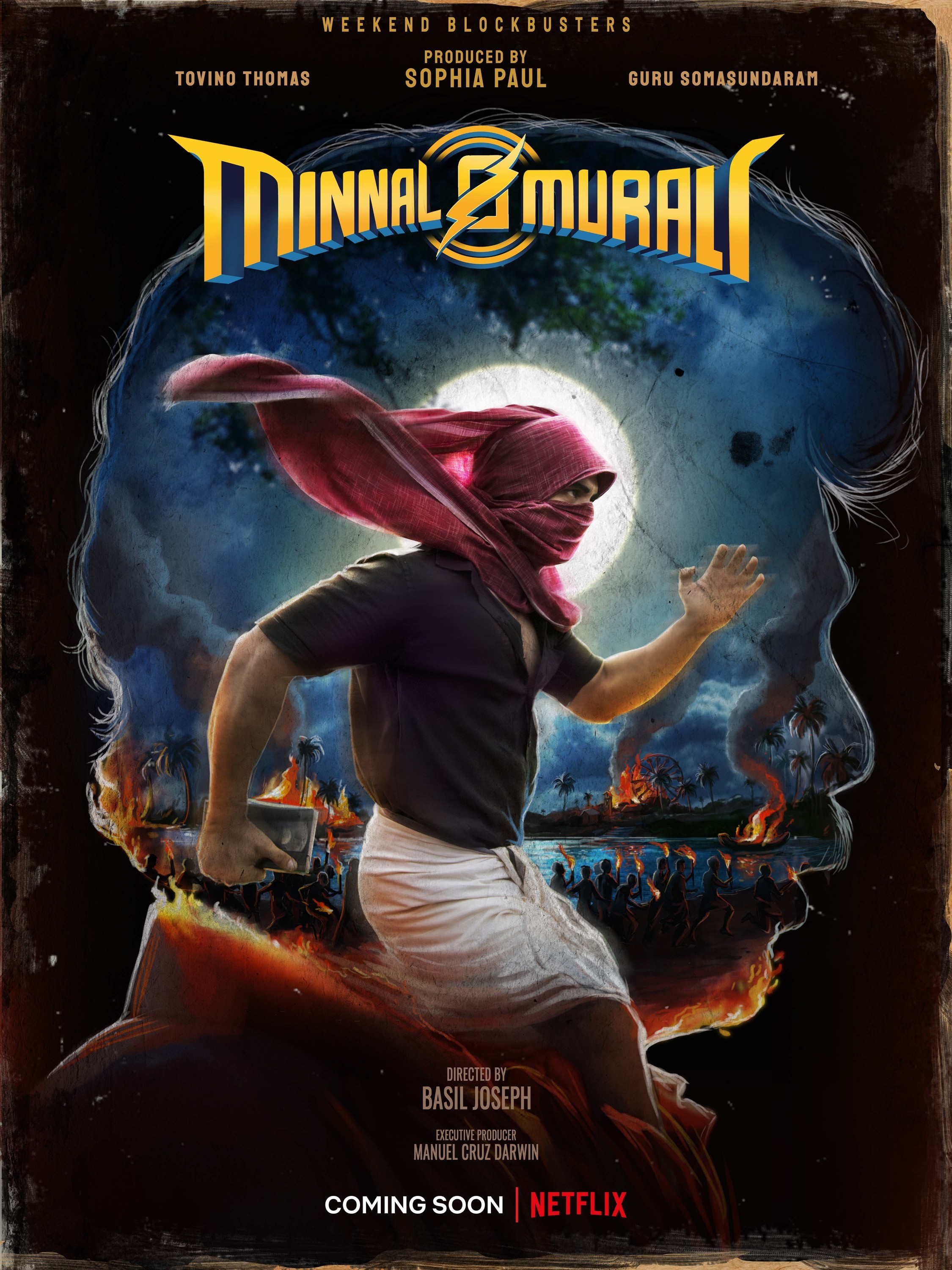 Minnal Murali 2021 Dual Audio Hindi ORG Full Movie HDRip | 1080p | 720p | 480p | ESubs Download