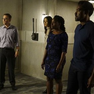 Castle, from left: Kevin Christy, Vedette Lim, Idara Victor, Cyrus Farmer, 'The Blame Game', Season 8, Ep. #12, 02/22/2016, ©ABC