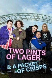 Two Pints of Lager and a Packet of Crisps poster image