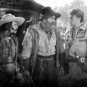 THE BIG TRAIL, from left: Charles Stevens, Tyrone Power Sr, John Wayne, 1930, TM and Copyright (c) 20th Century-Fox Film Corp.  All Rights Reserved