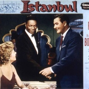ISTANBUL, Cornell Borchers, Nat 'King' Cole, Errol Flynn, 1957