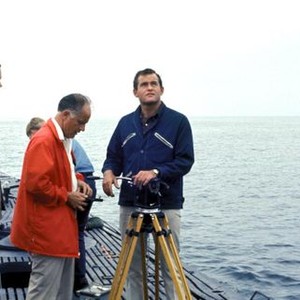 ICE STATION ZEBRA, director John Sturges on set, 1968
