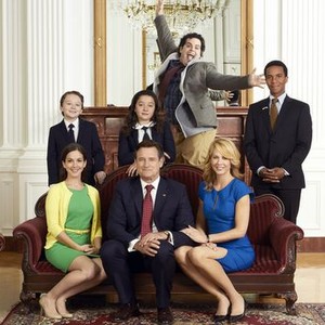 Benjamin Stockham, Amara Miller, Josh Gad and Andre Holland (top row, from left); Martha MacIsaac, Bill Pullman and Jenna Elfman (bottom row, from left)