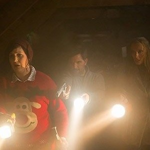 (L-R) Allison Tolman as Linda, Adam Scott as Tom and Toni Collette as Sarah in "Krampus." photo 2