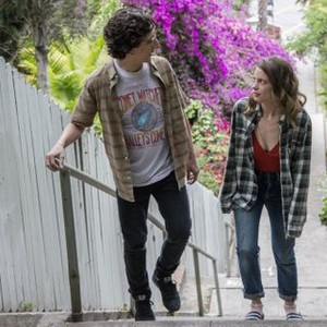 Love, Paul Rust (L), Gillian Jacobs (R), 'One Long Day', Season 1, Ep. #2, 02/19/2016, ©NETFLIX
