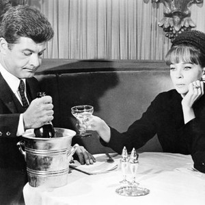 A VERY SPECIAL FAVOR, from left: Dick Shawn, Leslie Caron, 1965