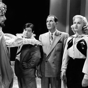 LOST IN A HAREM, Douglas Dumbrille, Lou Costello, Bud Abbott, Marilyn Maxwell, 1944