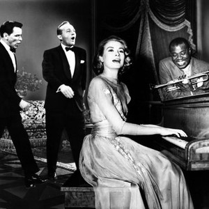 HIGH SOCIETY, Frank Sinatra, Bing Crosby, Grace Kelly, Louis Armstrong, 1956