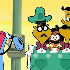 Wander Over Yonder, April Winchell (L), Jack McBrayer (R), 'The Party Poopers', Season 2, Ep. #17, 04/04/2016, ©DISNEYXD
