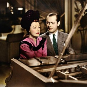 UNFINISHED BUSINESS, from left: Irene Dunne, Robert Montgomery, 1941