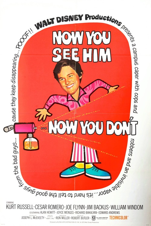 Now You See Him, Now You Don't poster