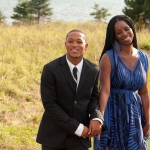 JUMPING THE BROOM, from left: Romeo Miller, Tasha Smith, 2011. Ph: Jonathan Wenk/©TriStar Pictures
