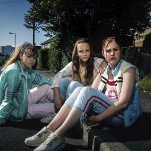 Liv Hill, Molly Windsor and Ria Zmitrowicz (from left)