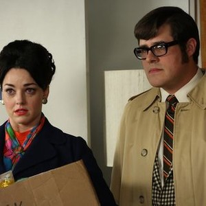 Mad Men, Sadie Alexandru (L), Rich Sommer (R), 'To Have and to Hold', Season 6, Ep. #4, 04/21/2013, ©AMC