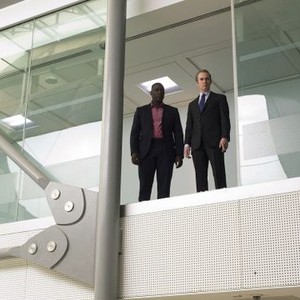 Hunted, Adewale Akinnuoye-Agbaje (L), Stephen Dillane (R), 'Ambassadors', Season 1, Ep. #5, 11/16/2012, ©HBO