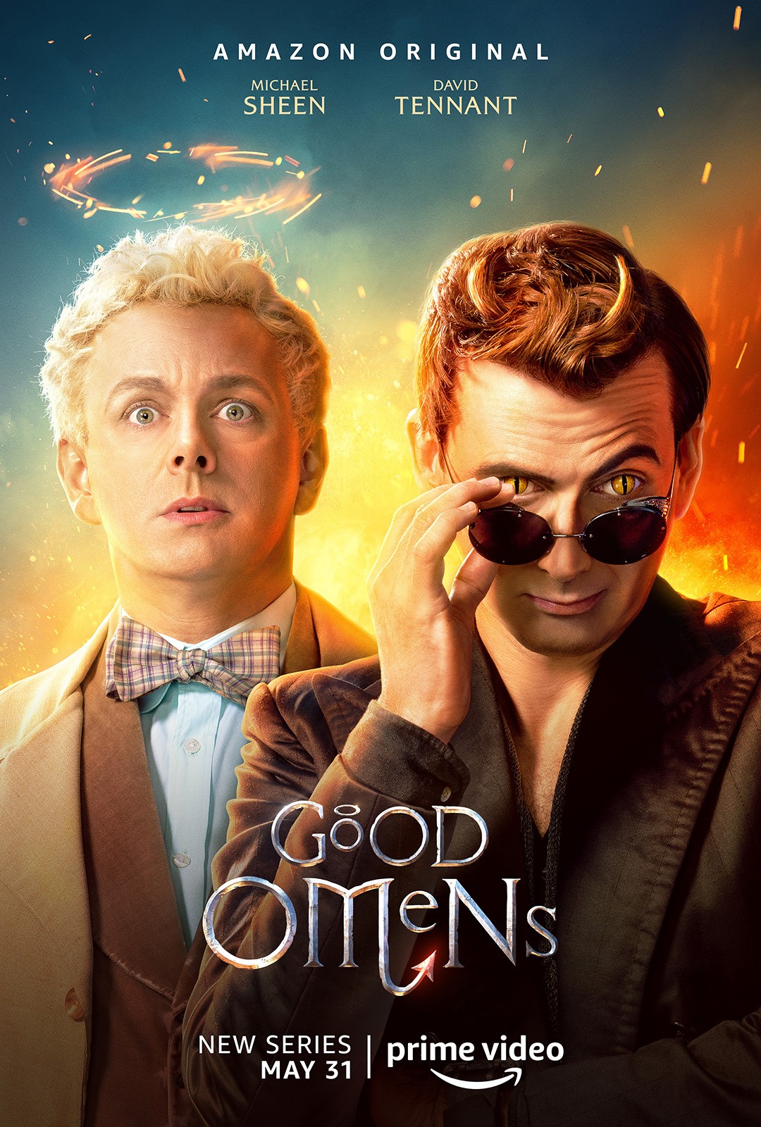 Download Good Omens (Season 1 – 2) Amazon Prime Originals Dual Audio {Hindi-English} 720p | 1080p WEB-DL
