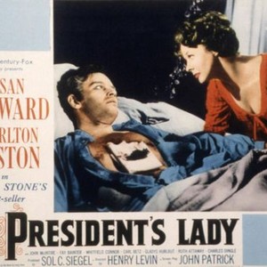 THE PRESIDENT'S LADY, Charlton Heston, Susan Hayward, 1953, TM and copyright ©20th Century-Fox Film Corp. All Rights Reserved
