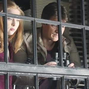 Castle, Molly Quinn (L), Nathan Fillion (R), 'The Lives of Others', Season 5, Ep. #19, 04/01/2013, ©ABC