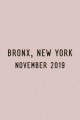 Bronx, New York, November 2019