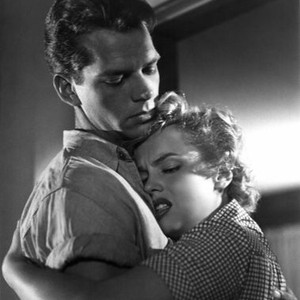 CLASH BY NIGHT, Keith Andes, Marilyn Monroe, 1952