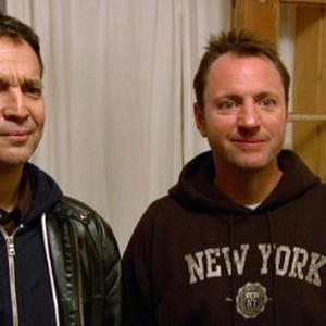 THEYRE OUT OF THE BUSINESS, l-r: Donal Lardner Ward, Eric Schaeffer, 2011, ph: Marc Blandori/©Sundance Selects