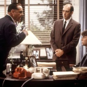 HOFFA, Jack Nicholson (left), Kevin Anderson (seated right), 1992. ©20th Century Fox