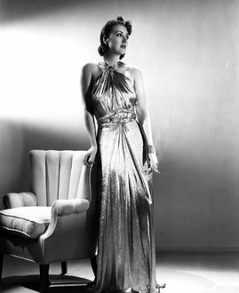gypsy rose lee silver dress Gypsy Rose Lee's silver bugle beaded evening dress weighed over 70 lbs. 1949. Click on photo to see full length