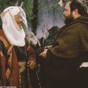 Morgan Freeman as Azeem and Michael McShane as Friar Tuck. photo 1