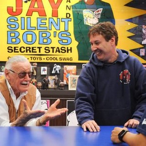 Comic Book Men, Stan Lee (L), Walter Flanagan (R), 'Stan Saves!', Season 5, Ep. #6, 02/14/2016, ©AMC