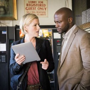 Murder in the First, Kathleen Robertson (L), Taye Diggs (R), ©TNT