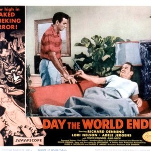 THE DAY THE WORLD ENDED, Mike Connors, Richard Denning, 1956