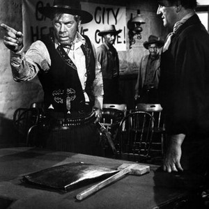 MAN WHO SHOT LIBERTY VALANCE, THE, Lee Marvin, Lee Van Cleef, Strother Martin, John Wayne, 1962