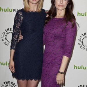 Emily VanCamp, Madeleine Stowe at arrivals for REVENGE at PaleyFest 2012, Saban Theater, Los Angeles, CA March 11, 2012. Photo By: Emiley Schweich/Everett Collection