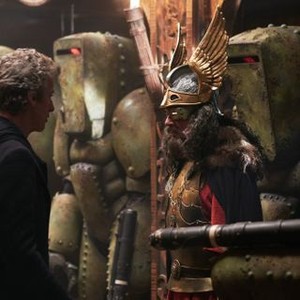 Doctor Who, Peter Capaldi (L), David Schofield (R), 'The Girl Who Died', Season 9, Ep. #5, 10/17/2015, ©BBC