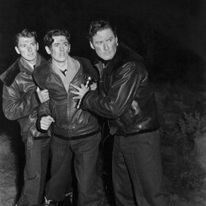 DESPERATE JOURNEY, Ronald Reagan, Ronald Sinclair, Errol Flynn, 1942