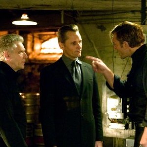 EASTERN PROMISES, director David Cronenberg, Viggo Mortensen, Vincent Cassel, on set, 2007. ©Focus Features